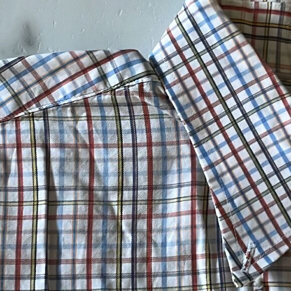 Peter Millar Short Sleeve Button Down Sz. L - Picture 4 of 6